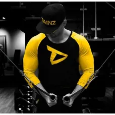 Dedicated 3/4 Sleeve Raglan Short Logo