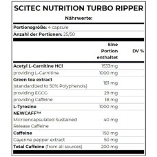 Scitec Turbo Ripper 100 Kapsel
