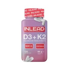 INLEAD Vitamin D3 + K2 + Magnesium 120 Kapseln