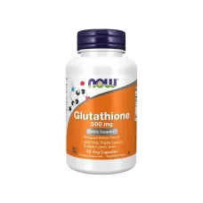 Now Foods Glutathione with Milk Thistle Extract & Alpha Lipoic Acid 500mg 30 Kapseln