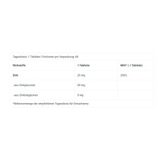 BioTech Zinc Duo 60 Tabletten