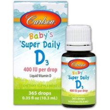 Carlson Labs Babys Super Daily D3, 10,3 ml Flasche