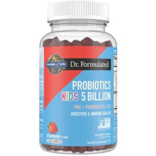 Garden of Life Dr. Formulated Probiotics Kids 5 Billion Gummies, 60 Gummies, Strawberry