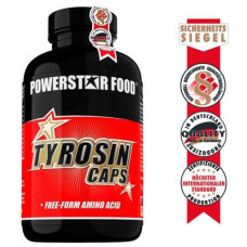 Powerstar Food TYROSIN CAPS ? L-Tyrosin, Eisen & Vitamine, 240 Kapseln