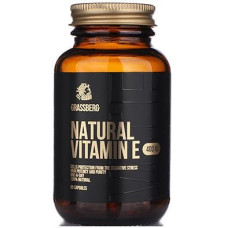 Grassberg Natural Vitamin E 400IU, 60 Kapseln