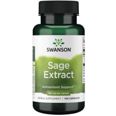 Swanson Sage Extract 160 mg, 100 Kapseln