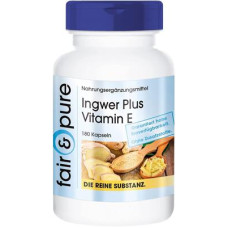 fair & pure Ingwer Plus Vitamin E, 180 Kapseln Dose