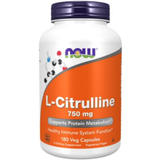 NOW Foods L-Citrulline 750 mg, 180 Kapseln