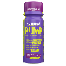 Nutrend PUMP Shot 20x60ml Broombeere+Limette