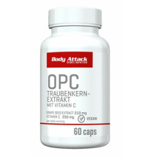 Body Attack OPC Traubenkern- Extrakt 60 Caps