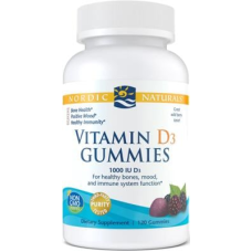 Nordic Naturals Vitamin D3 Gummies, 120 Fruchtgummis, Wild Berry