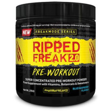 PharmaFreak Ripped Freak 2.0 Pre Workout, 270 g Dose, Fruit Punch