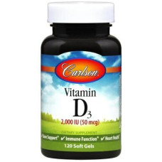 Carlson Labs Vitamin D3 2.000 IU, Kapseln