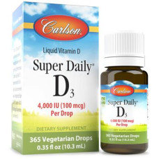 Carlson Labs Super Daily D3, 4000 IU