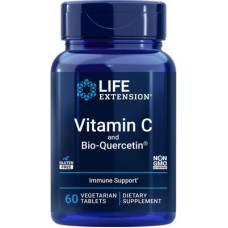 Life Extension Vitamin C and Bio-Quercetin, vegetarische Tabletten
