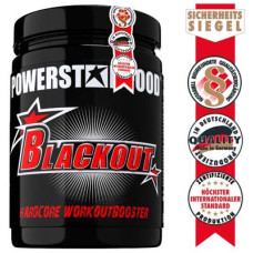 Powerstar Food BLACKOUT - Hardcore Pre Workout Booster, 600 g Dose