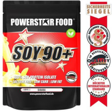 Powerstar Food SOY 90 + veganes Soja Protein Isolat, 1000 g Beutel