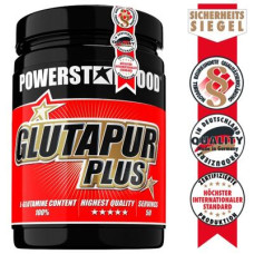 Powerstar Food GLUTAPUR PLUS L-Glutamin Pulver, 500 g Dose