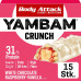 Body Attack Yambam Crunch, 15 x 55 g Riegel