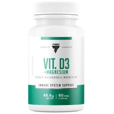 Trec Nutrition Vitamin D3 + Magnesium, 60 Kapseln