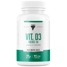 Trec Nutrition Vit. D3 4000 IE, 90 Kapseln Dose