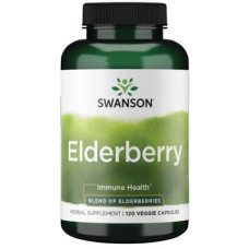 Swanson Elderberry, 120 Kapseln