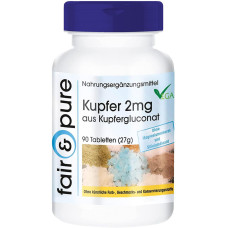 fair & pure Kupfer (2 mg), 90 Tabletten Dose