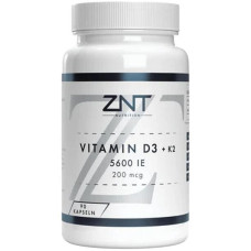 ZNT Nutrition Vitamin D3 + K2, 90 Kapseln