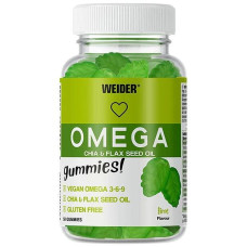 Weider Omega Gummies, 50 Fruchtgummis, Lime