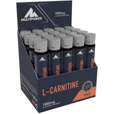 Multipower L-Carnitin Liquid, 20 x 25 ml Ampullen, Peach