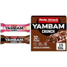 Body Attack Yambam Crunch, 15 x 55 g Riegel