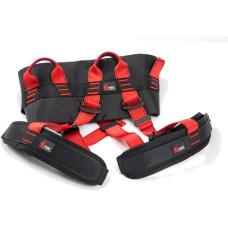 ARTZT 4D PRO Bungee Harness, rot/schwarz