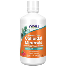 Now Foods Colloidal Minerals, 946 ml Flasche, Raspberry