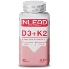 Inlead Vitamin D3 + K2 + Magnesium, 120 Kapseln