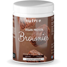 nutri+ Vegan Protein-Brownies, 500 g Dose, Chocolate