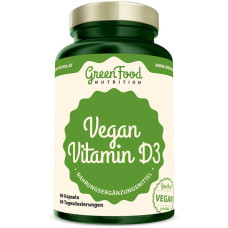 GreenFood Nutrition Vegan Vitamin D3, 60 Kapseln