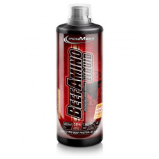 IronMaxx Beef Amino Liquid, 1000 ml Flasche, Cola-Lime