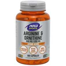 Now Foods Arginine/Ornithine 500mg