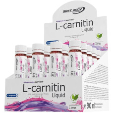 Best Body Nutrition L-Carnitin, 20 x 25 ml Ampullen, Limette