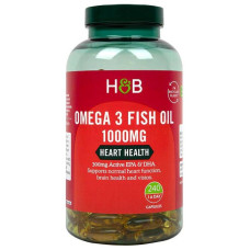 Holland & Barrett Omega 3 Fish Oil - 1000 mg, 240 Kapseln