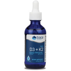 Trace Minerals Ionisches D3 + K2, 59 ml Flasche