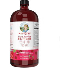 MaryRuth Organics Liquid Morning Multivitamin, 450 ml Flasche, Raspberry