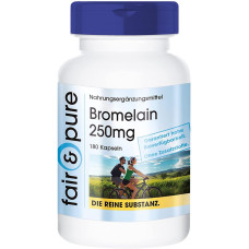 fair & pure Bromelain (250 mg), 180 Kapseln Dose