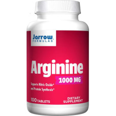 Jarrow Formulas Arginine - 1000 mg, 100 Tabletten