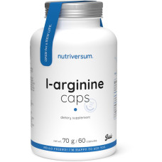 Nutriversum L-Arginine, 60 Kapseln, Unflavored