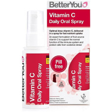 BetterYou Vitamin C Daily Oral Spray, 50 ml Zerstäuber, Cherry & Pomegranate