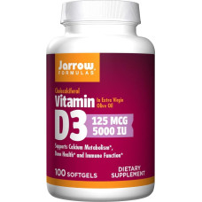 Jarrow Formulas Vitamin D3 - 5000 IU, 100 Softgels