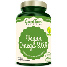 GreenFood Nutrition Vegan Omega 3,6,9, 60 Kapseln