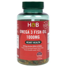 Holland & Barrett Omega 3 Fish Oil - 1000 mg, 60 Kapseln