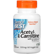 Doctors Best Acetyl L-Carnitine with Biosint Carnitines - 500 mg, Kapseln